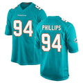 Davalo M.Dolphins #94 Jordan Phillips Player Aqua Home Game Stitched Jerseys
