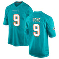 Davalo M.Dolphins #9 Joshua Uche Player Aqua Home Game Stitched Jerseys