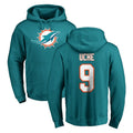 Davalo M.Dolphins #9 Joshua Uche Player Aqua LOGO Pullover Hoodies Limited Stitched Jerseys