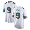 Davalo M.Dolphins #9 Joshua Uche Player White Limited Home Game Stitched Jerseys