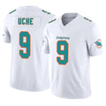 Davalo M.Dolphins #9 Joshua Uche Player White Limited Vapor F.U.S.E. Home Game Stitched Jerseys