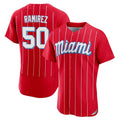 Davalo M.Marlins #50 Agustin Ramirez Player Red City Connect Home Limited Elite Stitched Jerseys