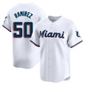 Davalo M.Marlins #50 Agustin Ramirez Player White  Home Limited Stitched Jerseys