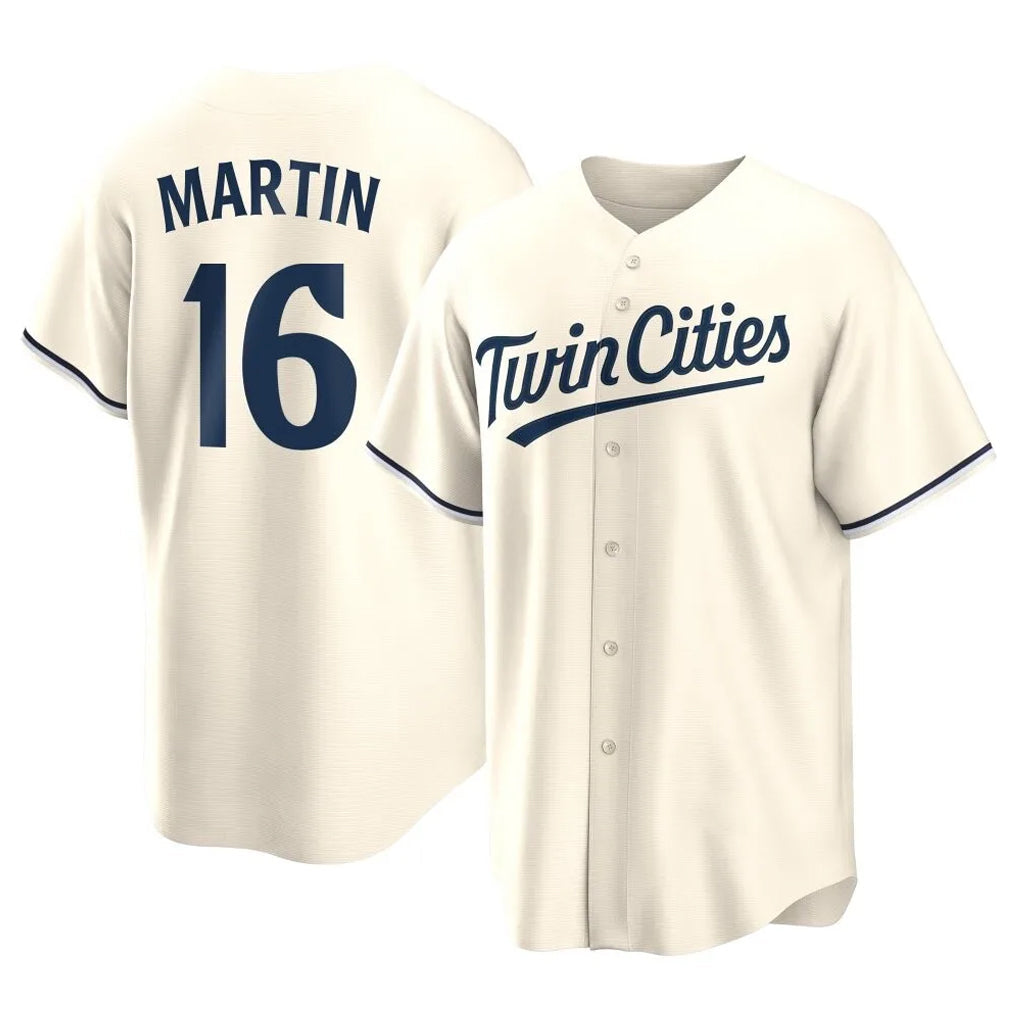 Davalo M.Twins #16 Austin Martin Player Cream Game Limited Home Stitched Jerseys