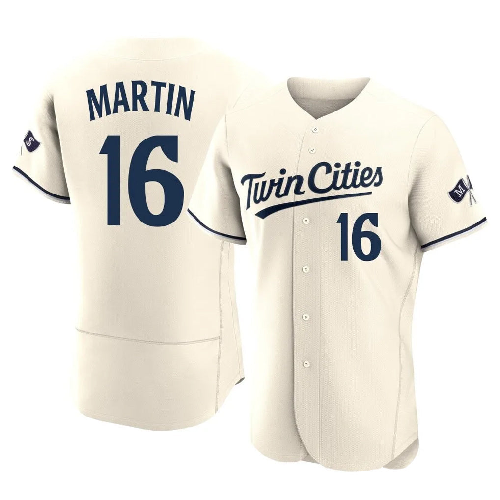 Davalo M.Twins #16 Austin Martin Player Cream Home Limited Elite Stitched Jerseys