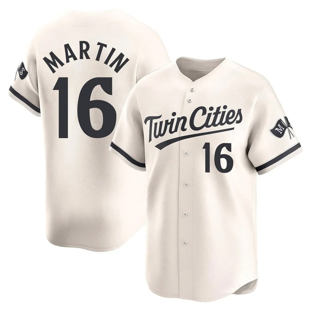 Davalo M.Twins #16 Austin Martin Player Gray Game Limited Home Stitched Jerseys