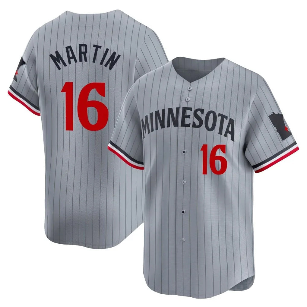 Davalo M.Twins #16 Austin Martin Player Gray Home Limited Stitched Jerseys
