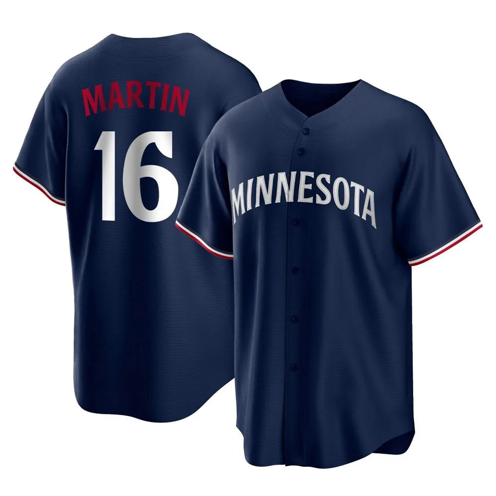 Davalo M.Twins #16 Austin Martin Player Navy Replica Alternate Home Stitched Jerseys