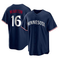 Davalo M.Twins #16 Austin Martin Player Navy Replica Alternate Home Stitched Jerseys