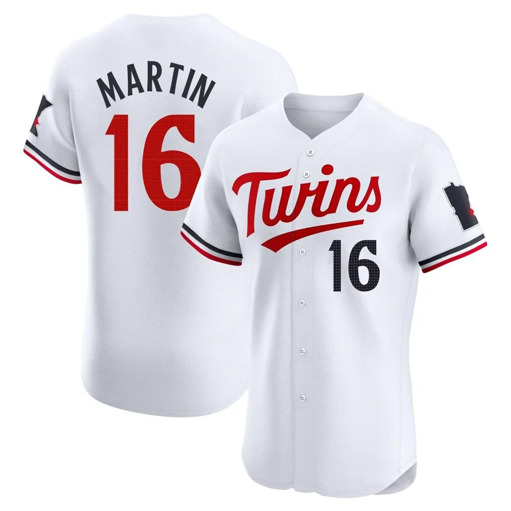 Davalo M.Twins #16 Austin Martin Player White Home Limited Elite Stitched Jerseys