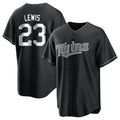 Davalo M.Twins #23 Royce Lewis Player Black Home Game Stitched Jerseys