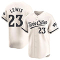Davalo M.Twins #23 Royce Lewis Player Cream Home Limited Stitched Jerseys