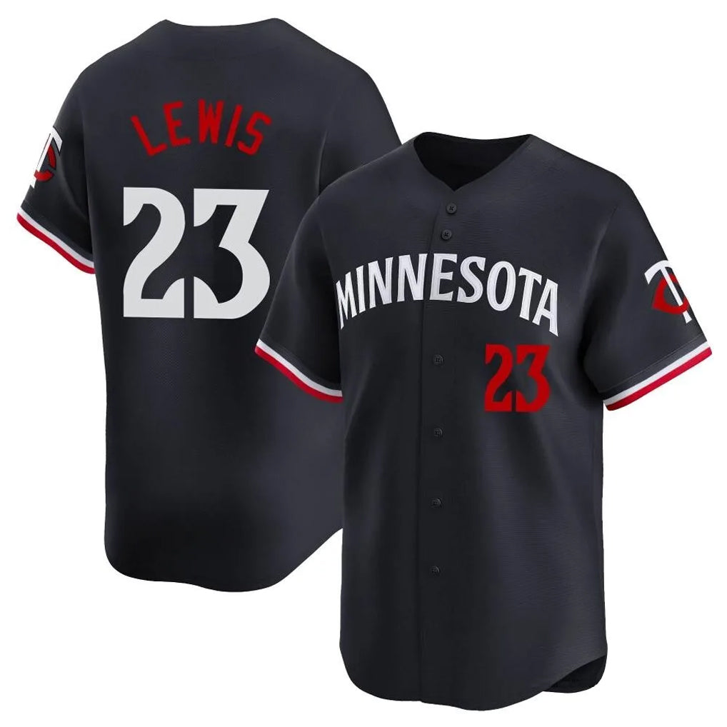 Davalo M.Twins #23 Royce Lewis Player Navy Home Limited Stitched Jerseys