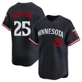 Davalo M.Twins #25 Byron Buxton Player Navy Home Limited Stitched Jerseys