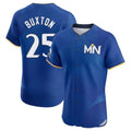 Davalo M.Twins #25 Byron Buxton Player Royal City Connect Limited Elite Home Stitched Jerseys