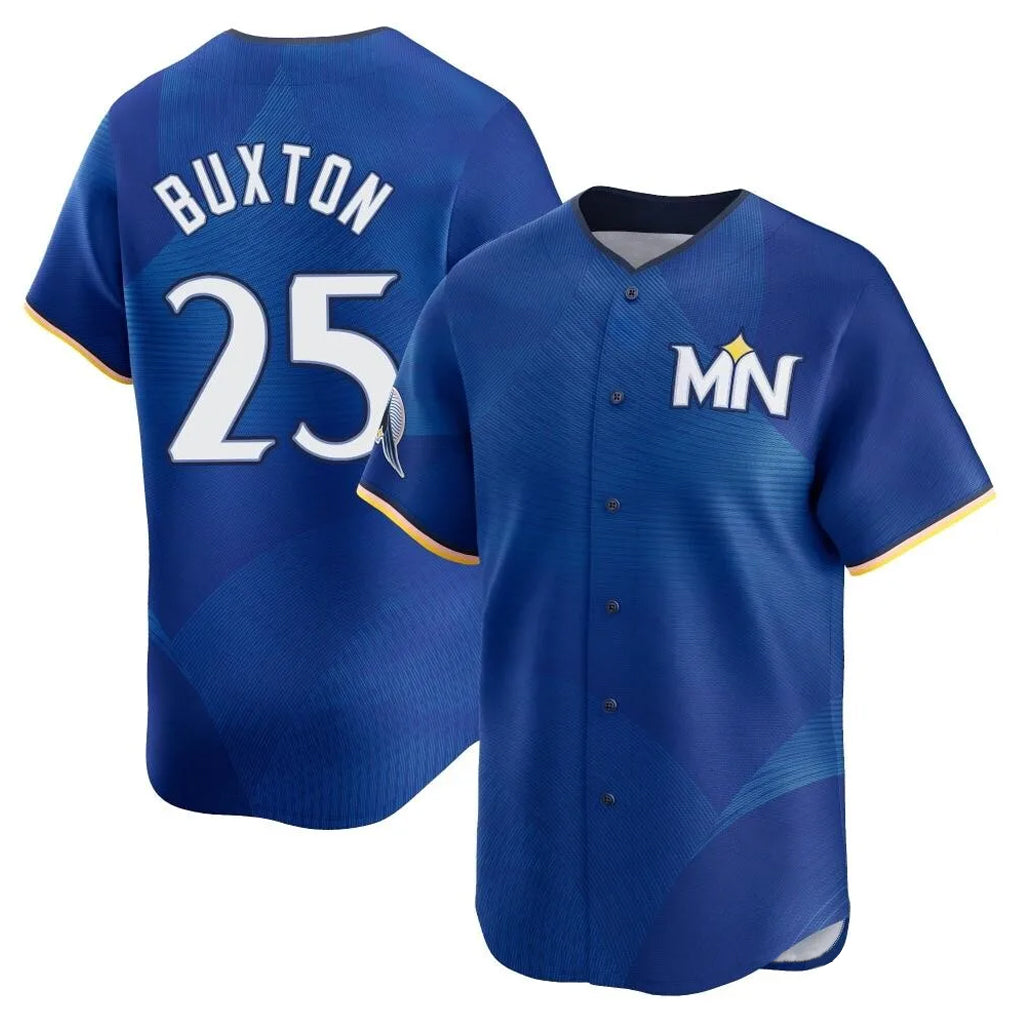 Davalo M.Twins #25 Byron Buxton Player Royal City Connect Limited Home Stitched Jerseys