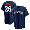 Davalo M.Twins #26 Max Kepler Player Navy Replica Alternate Home Stitched Jerseys