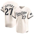 Davalo M.Twins #27 Ryan Jeffers Player Cream Home Limited Stitched Jerseys