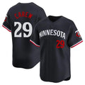 Davalo M.Twins #29 Rod Carew Player Navy Home Limited Stitched Jerseys