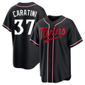 Davalo M.Twins #37 Victor Caratini Player Black Fashion Out Home Limited Stitched Jerseys