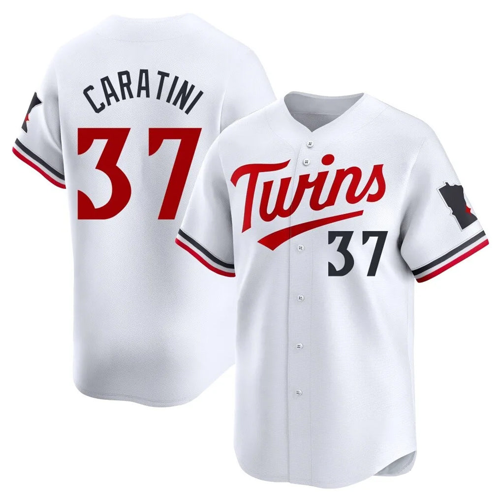 Davalo M.Twins #37 Victor Caratini Player White Home Limited Stitched Jerseys