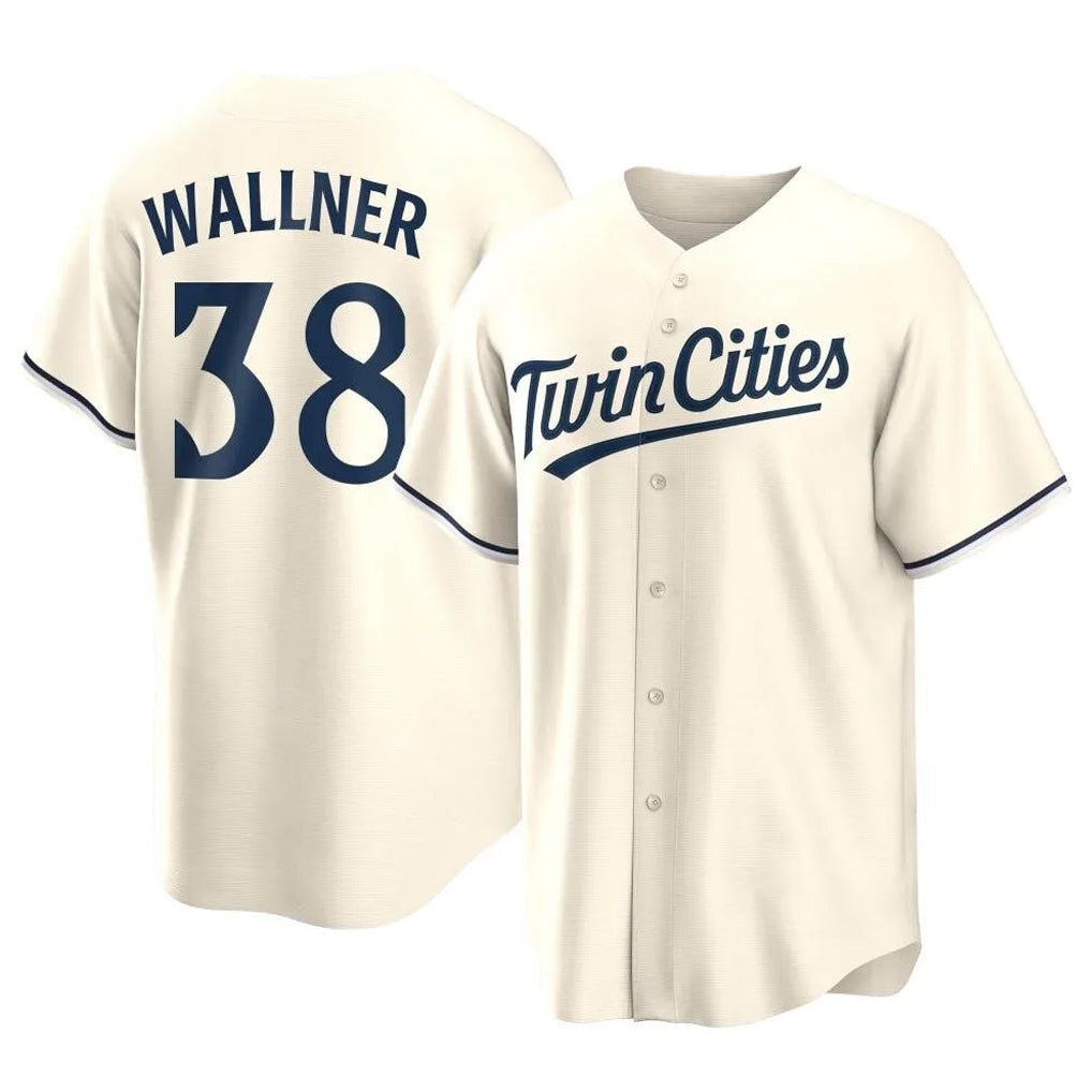 Davalo M.Twins #38 Matt Wallner Player Cream Game Limited Home Stitched Jerseys