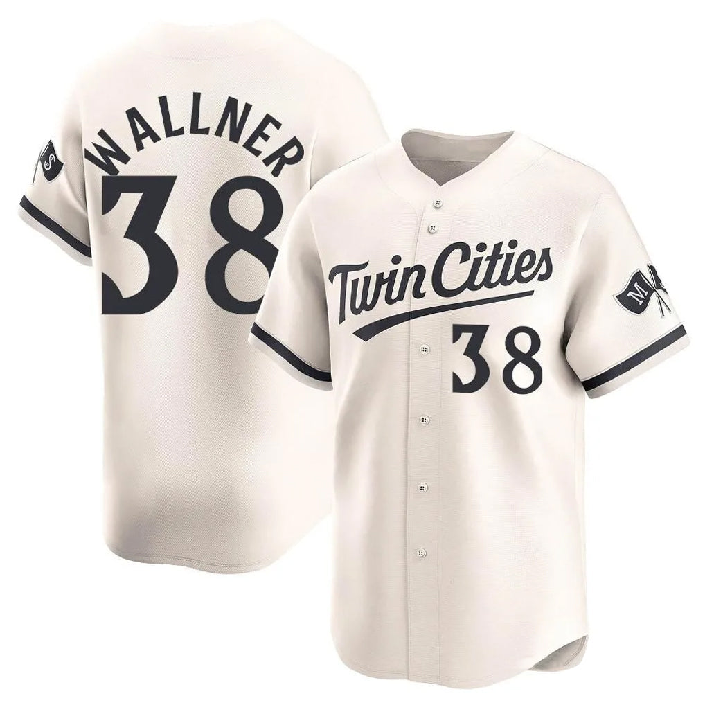 Davalo M.Twins #38 Matt Wallner Player Cream Home Limited Stitched Jerseys