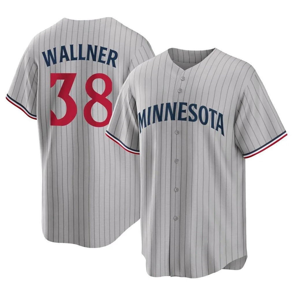 Davalo M.Twins #38 Matt Wallner Player Gray Game Limited Home Stitched Jerseys