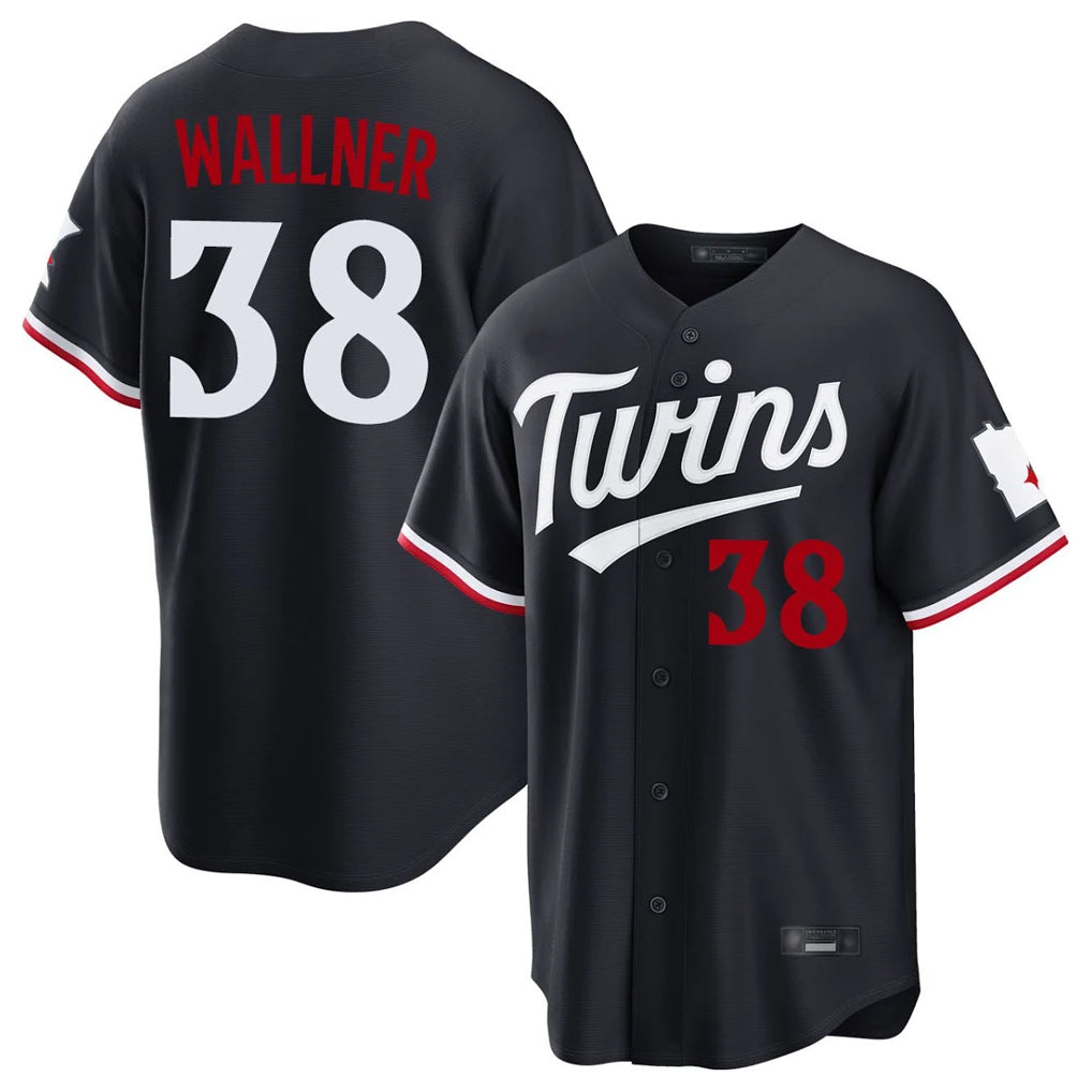 Davalo M.Twins #38 Matt Wallner Player Navy Home Game Stitched Jerseys
