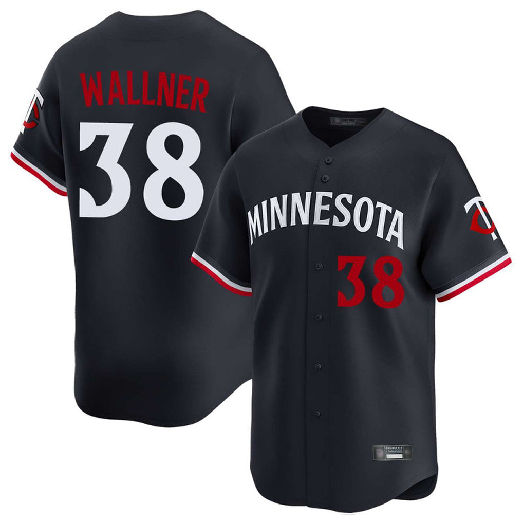 Davalo M.Twins #38 Matt Wallner Player Navy Home Limited Stitched Jerseys