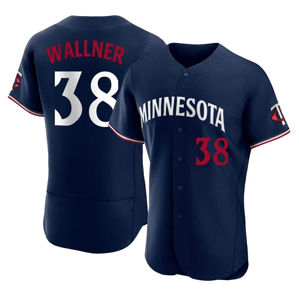 Davalo M.Twins #38 Matt Wallner Player Navy Replica Home Limited Elite Stitched Jerseys