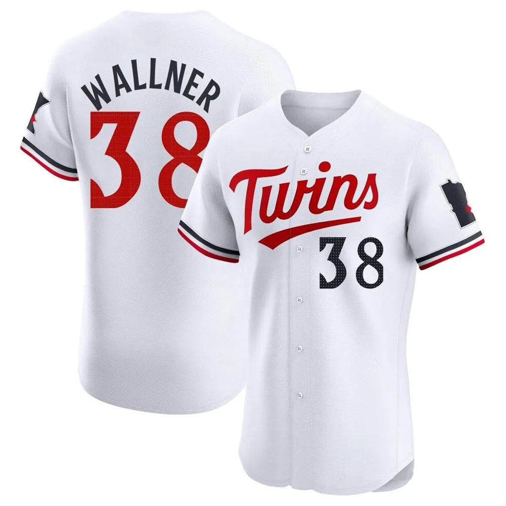 Davalo M.Twins #38 Matt Wallner Player White Home Limited Elite Stitched Jerseys