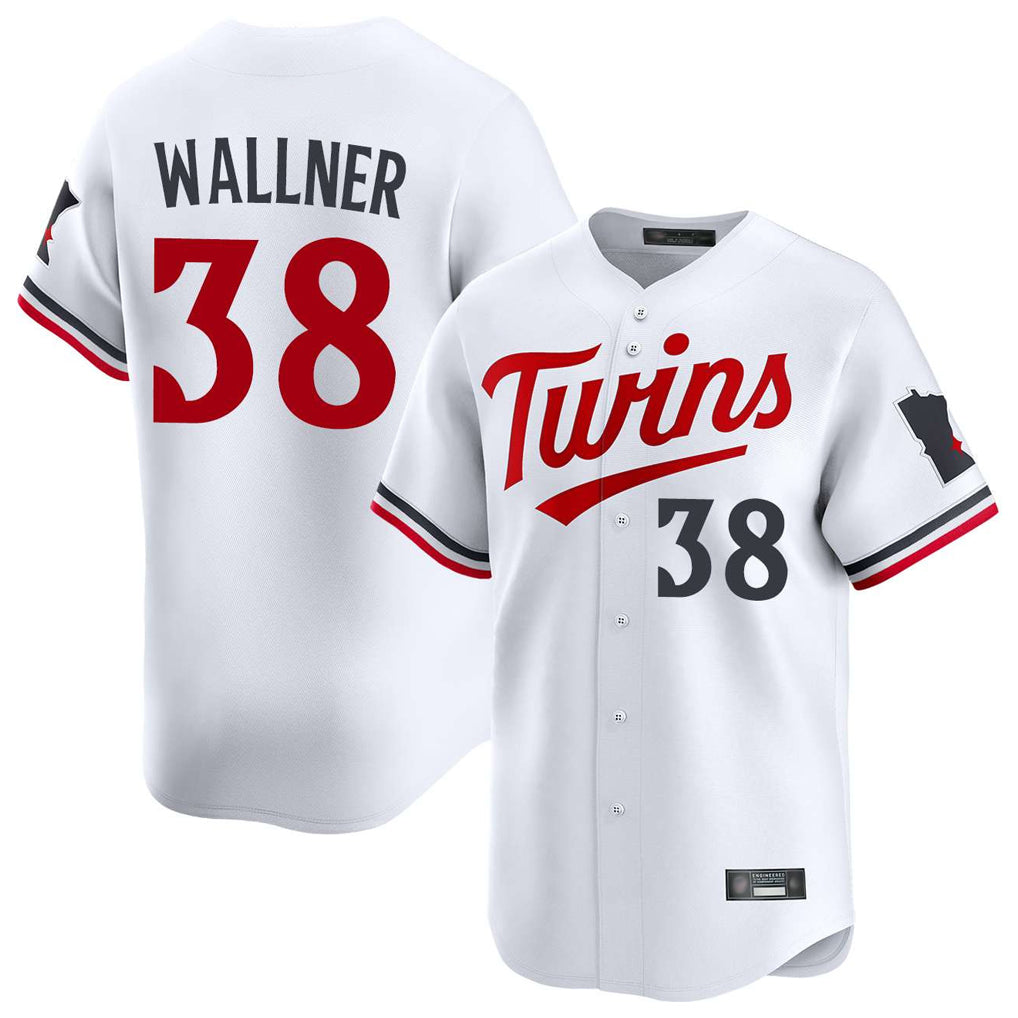 Davalo M.Twins #38 Matt Wallner Player White Home Limited Stitched Jerseys