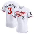 Davalo M.Twins #3 Harmon Killebrew Player White Home Limited Elite Stitched Jerseys