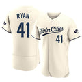 Davalo M.Twins #41 Joe Ryan Player Cream Home Limited Elite Stitched Jerseys