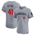 Davalo M.Twins #41 Joe Ryan Player Gray Home Limited Elite Stitched Jerseys
