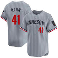 Davalo M.Twins #41 Joe Ryan Player Gray Home Limited Stitched Jerseys