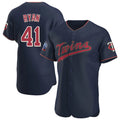 Davalo M.Twins #41 Joe Ryan Player Navy 60th Home Limited Elite Stitched Jerseys