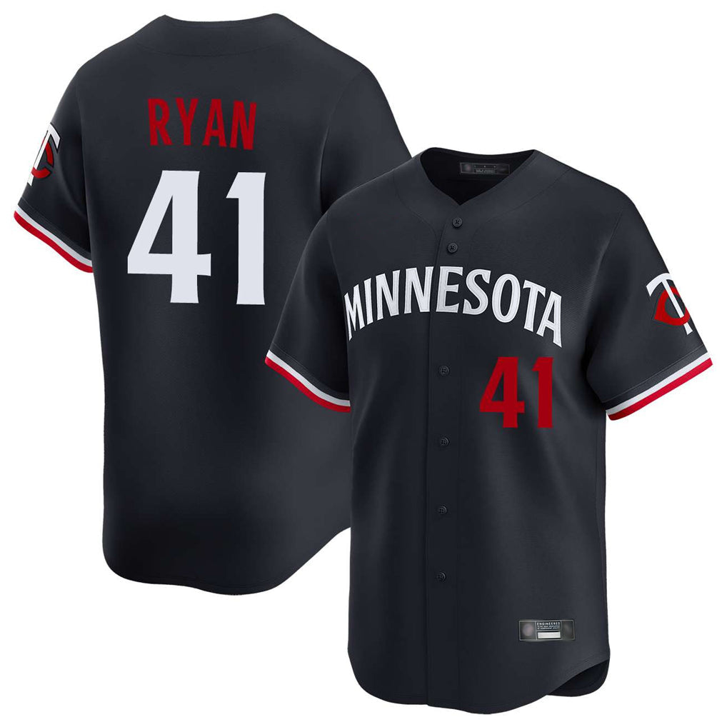 Davalo M.Twins #41 Joe Ryan Player Navy Home Limited Stitched Jerseys