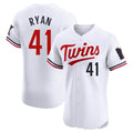 Davalo M.Twins #41 Joe Ryan Player White Home Limited Elite Stitched Jerseys