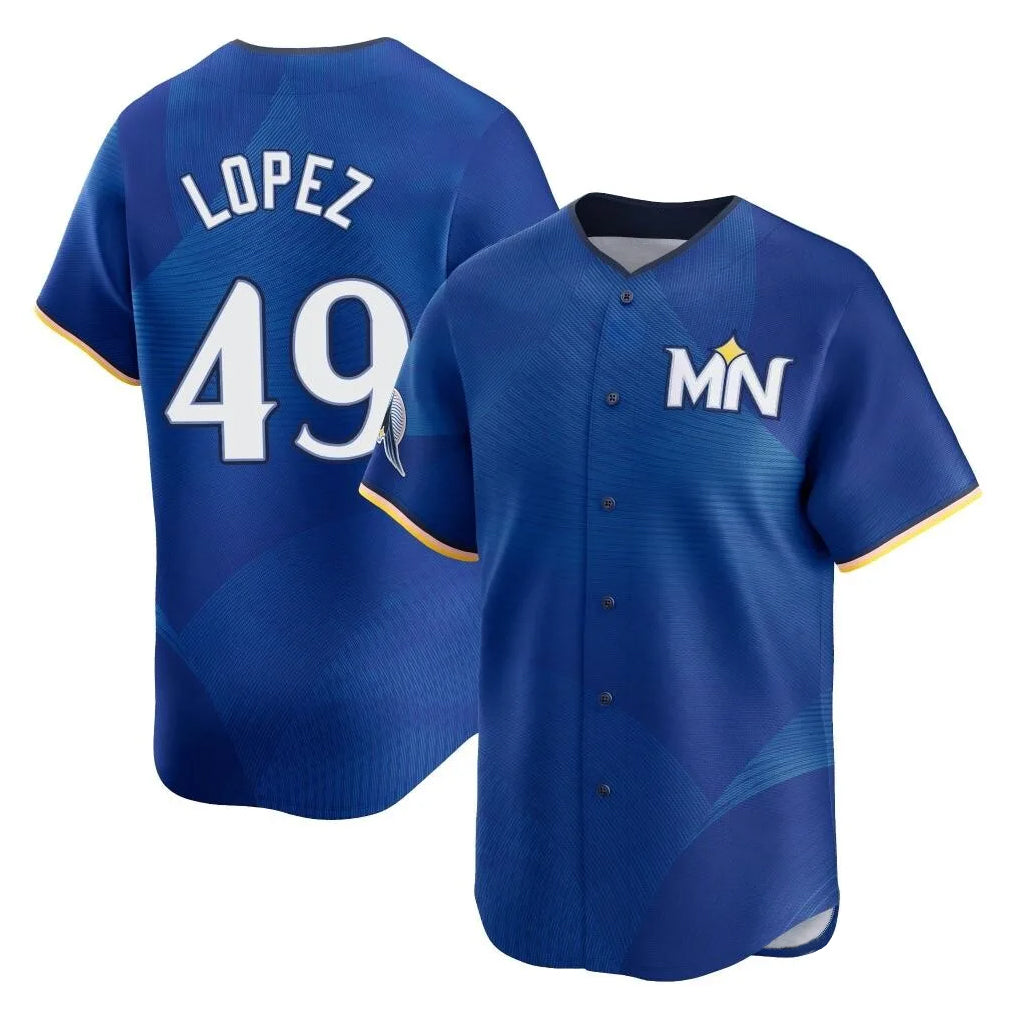 Davalo M.Twins #49 Pablo Lopez Player Royal City Connect Limited Home Stitched Jerseys
