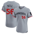 Davalo M.Twins #56 Josh Bell Player Gray Home Limited Elite Stitched Jerseys