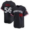 Davalo M.Twins #56 Josh Bell Player Navy Home Limited Stitched Jerseys
