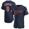Davalo M.Twins #9 Trevor Larnach Player Navy 60th Home Limited Elite Stitched Jerseys