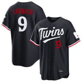 Davalo M.Twins #9 Trevor Larnach Player Navy Home Game Stitched Jerseys