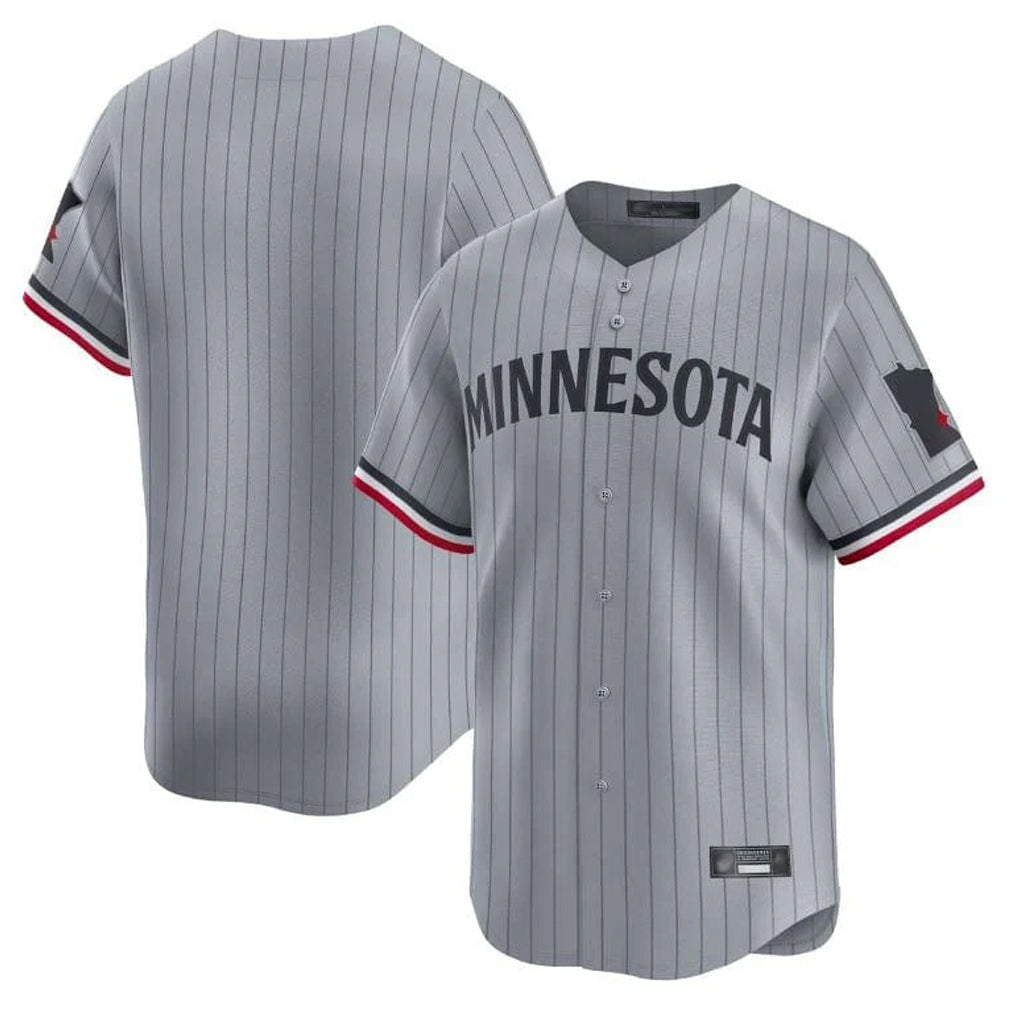 Davalo Minnesota Twins Blank Player Gray Home Limited Stitched Jerseys