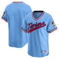 Davalo Minnesota Twins Blank Player Light Blue Throwback Cooperstown Collection Limited T-shirt Stitched Jerseys