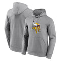 Davalo MN.Vikings Gray LOGO Pullover Hoodies Blank Player Home Game Stitched Jerseys