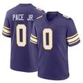 Davalo MN.Vikings #0 Ivan Pace Jr. Player Purple Classic Home Game Stitched Jerseys