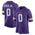 Davalo MN.Vikings #0 Ivan Pace Jr. Player Purple Home Game Stitched Jerseys
